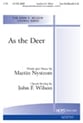 As the Deer Two-Part choral sheet music cover